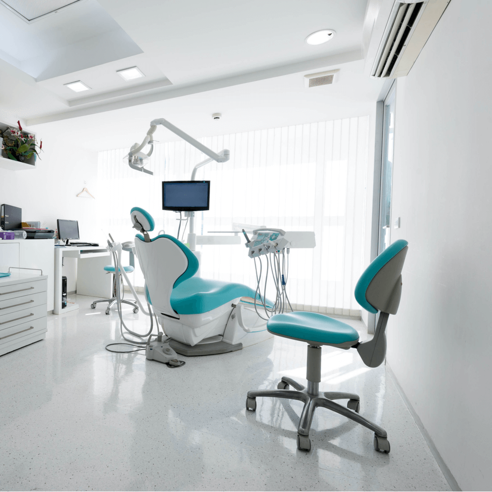 Interior of dental exam room